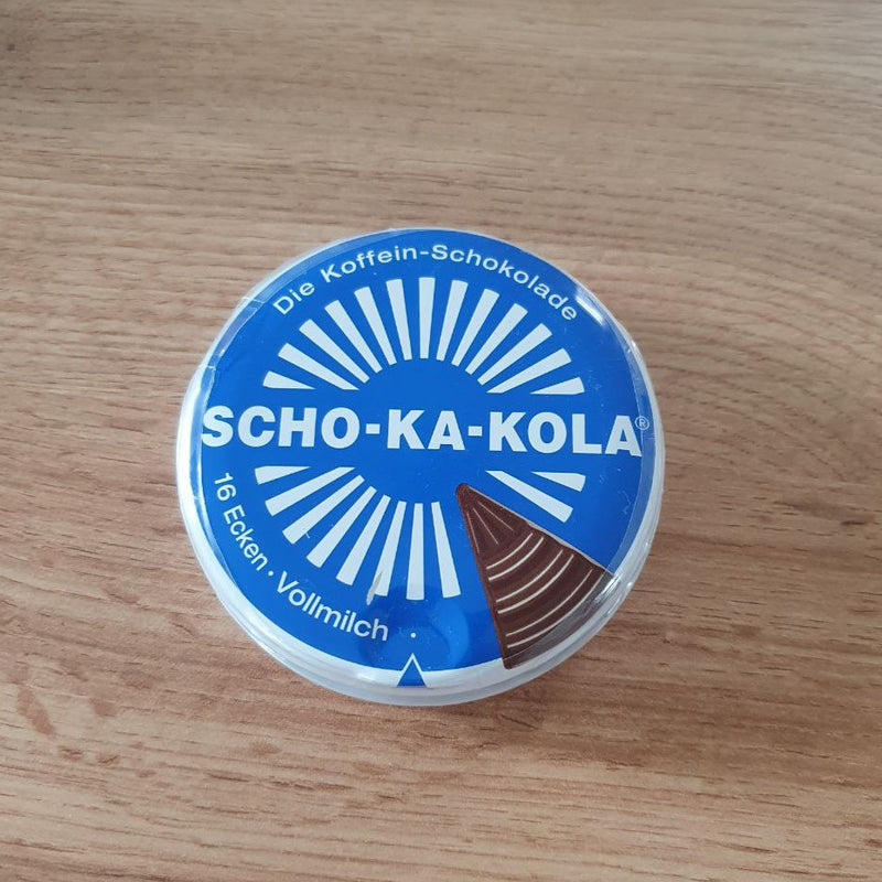 Scho-Ka-Kola, 100 g Tin Box, 10-Pack 
